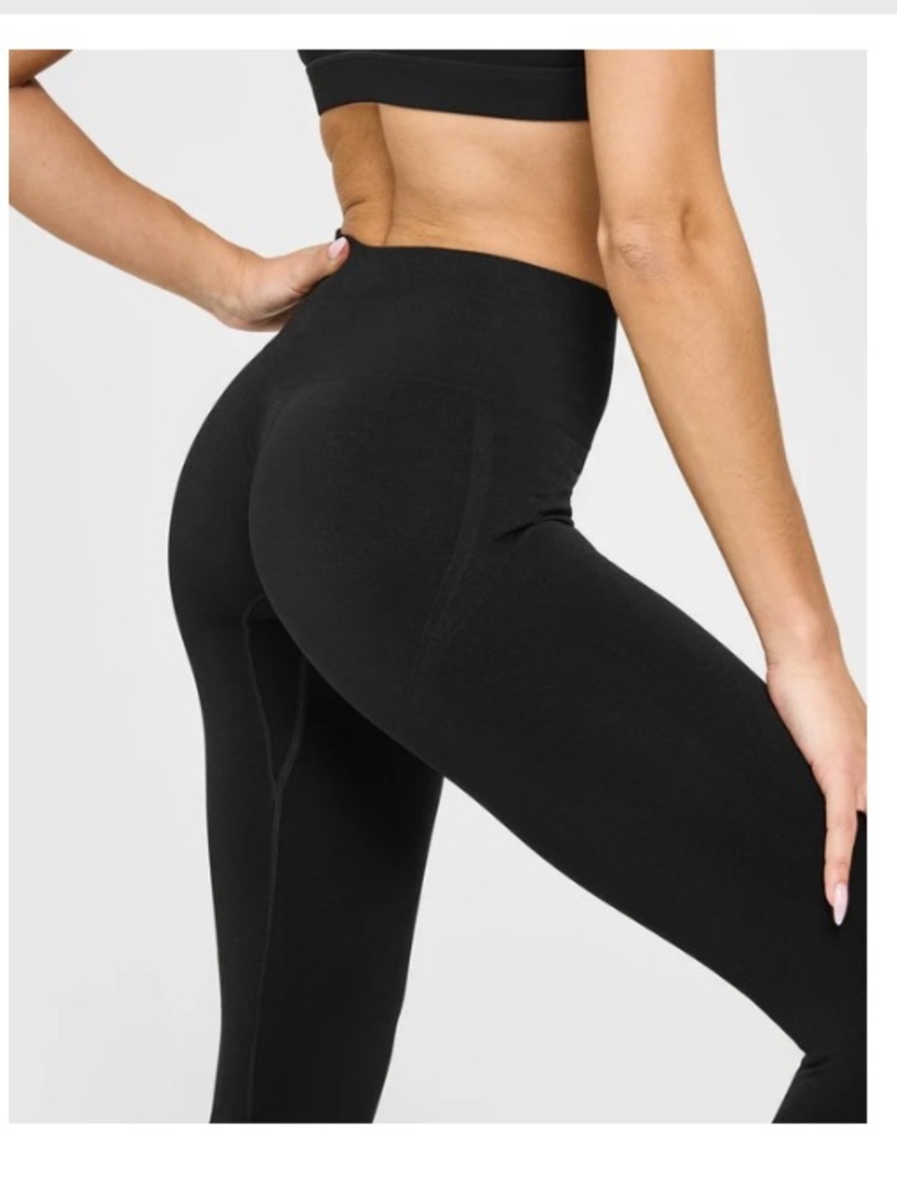 High-Rise Sculpting Leggings - Black